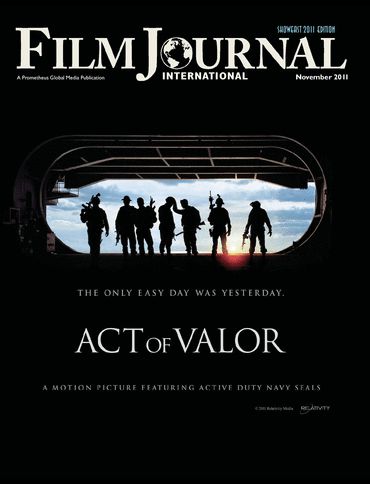 FILM JOURNAL INTERNATIONAL magazine side cover November 2011