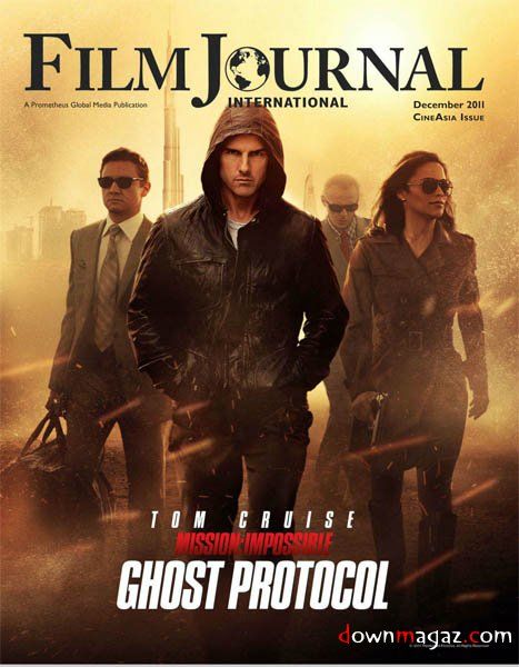 FILM JOURNAL INTERNATIONAL magazine side cover December 2011