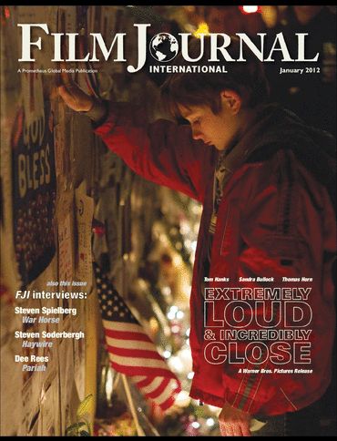 FILM JOURNAL INTERNATIONAL magazine side cover January 2012