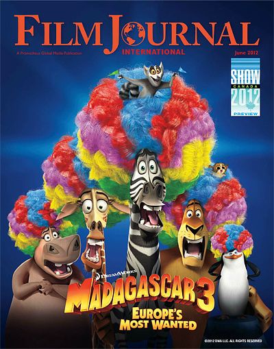 FILM JOURNAL INTERNATIONAL magazine side cover June 2012