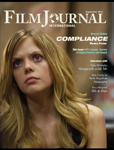 FILM JOURNAL INTERNATIONAL magazine side cover September 2012
