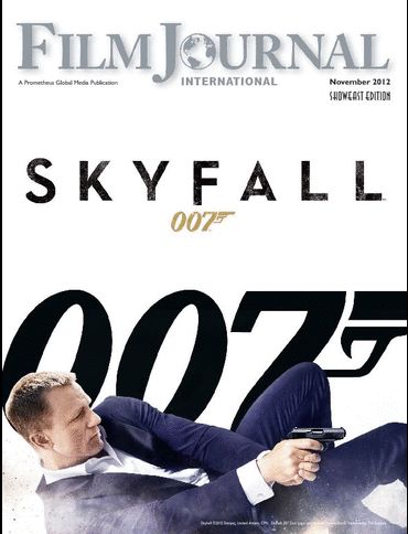 FILM JOURNAL INTERNATIONAL magazine side cover November 2012