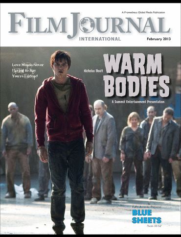 FILM JOURNAL INTERNATIONAL magazine side cover February 2013