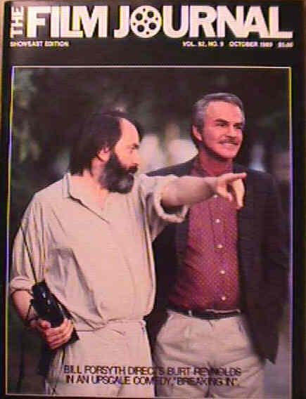 FILM JOURNAL INTERNATIONAL magazine side cover October 1989