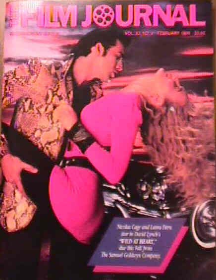 FILM JOURNAL INTERNATIONAL magazine side cover February 1990