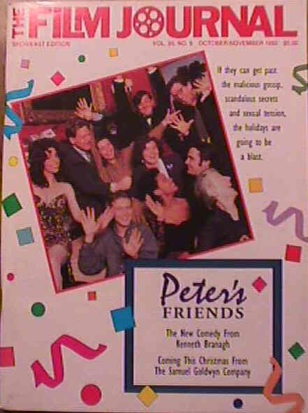 FILM JOURNAL INTERNATIONAL magazine side cover November 1992