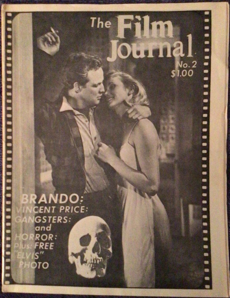 FILM JOURNAL (BOSTON) magazine side cover Issue 2  February 1978
