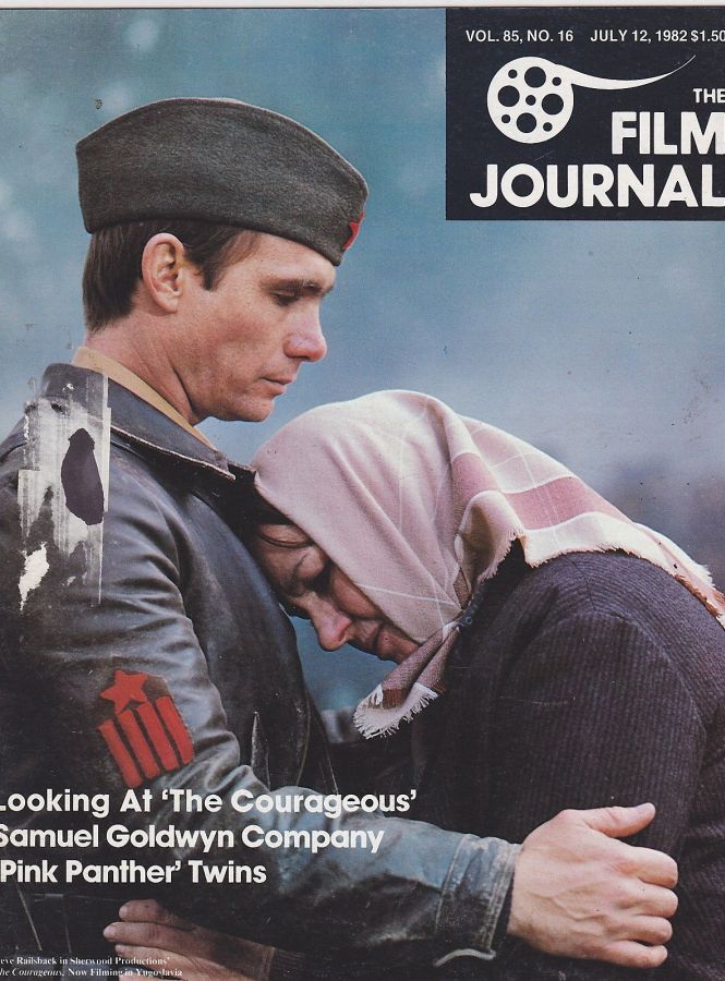 FILM JOURNAL INTERNATIONAL magazine side cover 12 July 1982