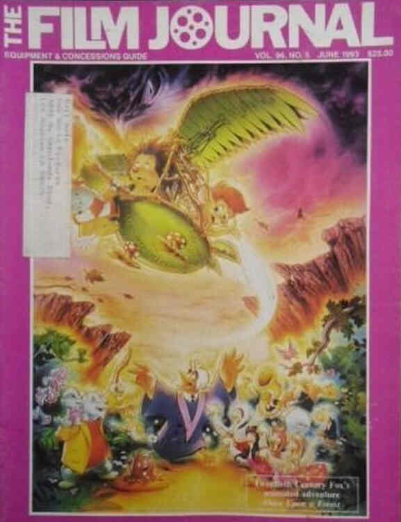 FILM JOURNAL INTERNATIONAL magazine side cover June 1993