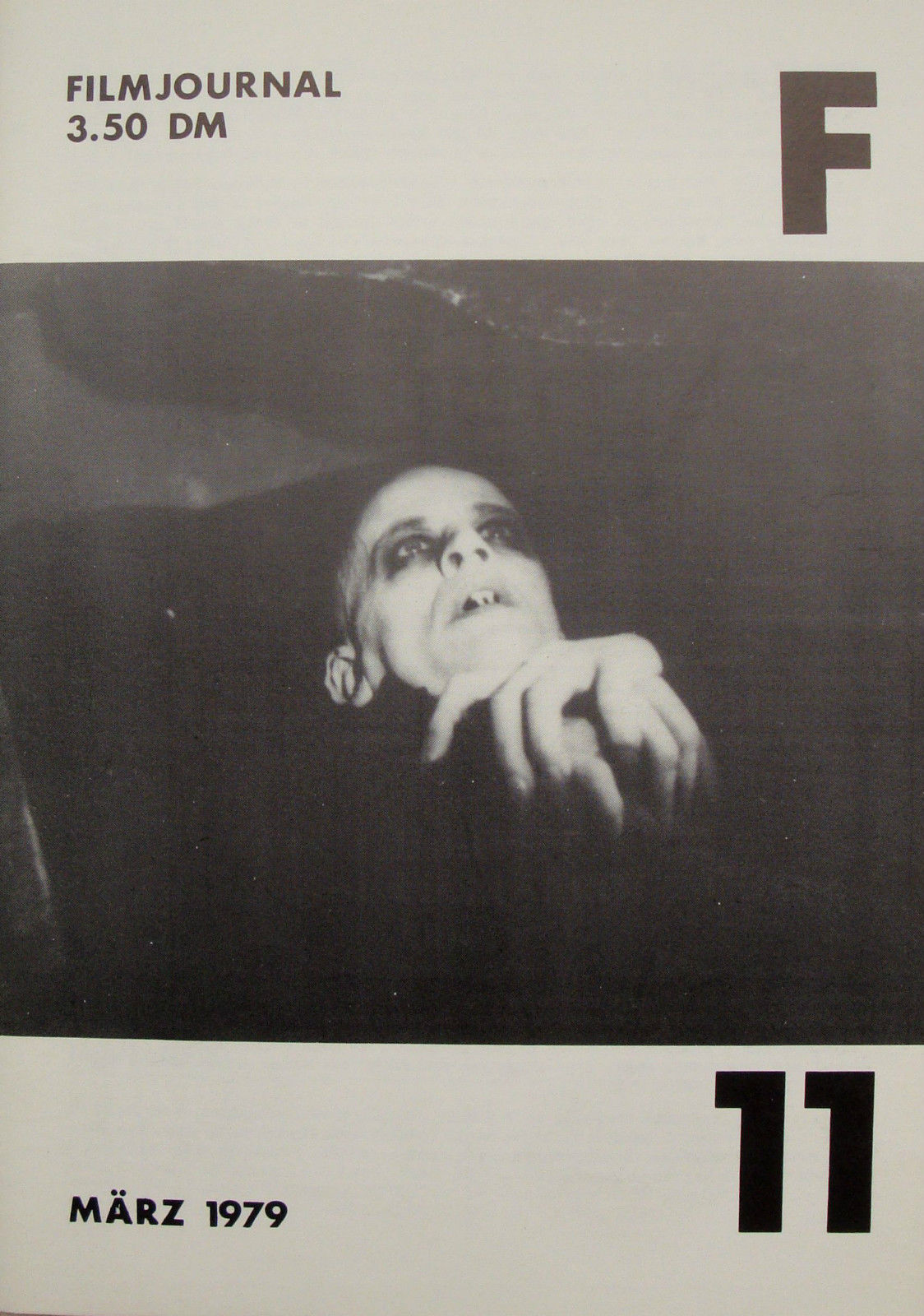 FILMJOURNAL F magazine side cover Issue 11 March 1979