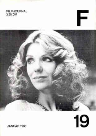 FILMJOURNAL F magazine side cover Issue 19 January 1980