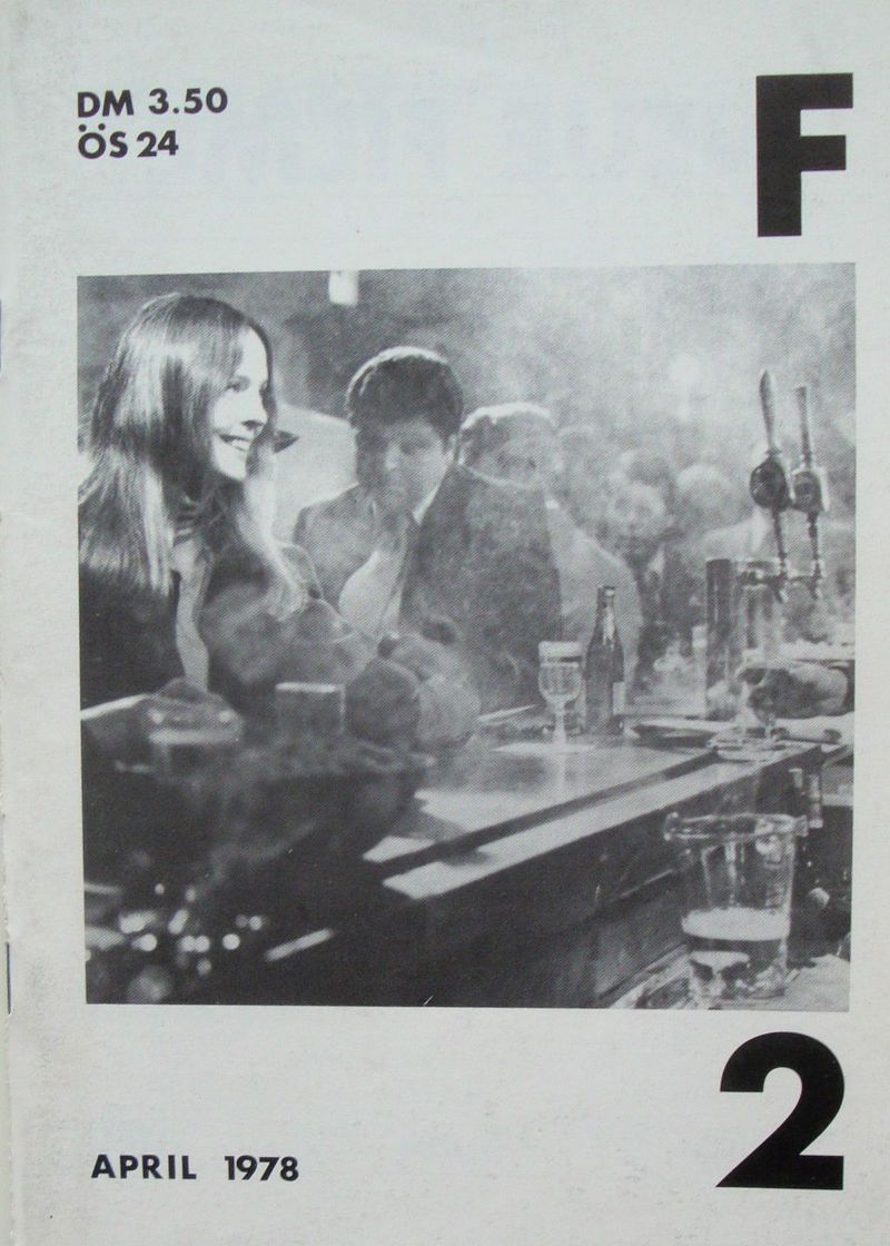 FILMJOURNAL F magazine side cover Issue 2 April 1978