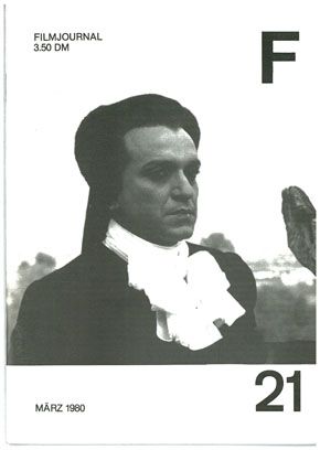 FILMJOURNAL F magazine side cover Issue 21 March 1980