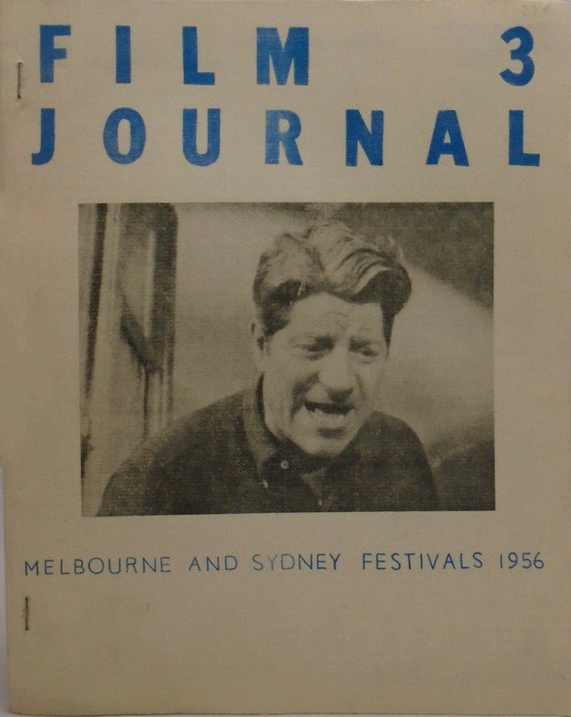 FILM JOURNAL magazine side cover Issue 3   1956