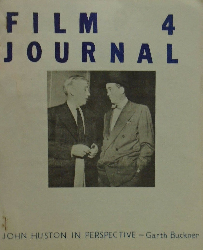 FILM JOURNAL magazine side cover Issue 4   1956