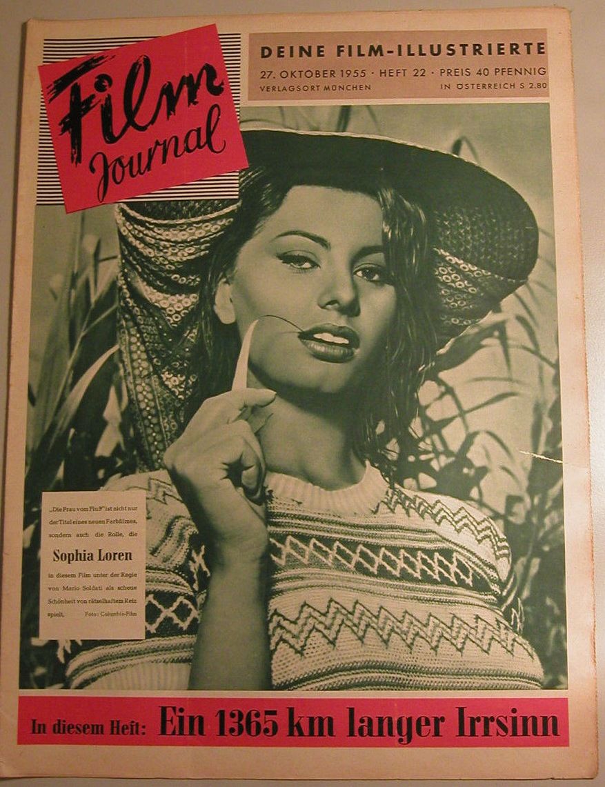 FILM JOURNAL (De) magazine side cover Issue 22 27 October 1955