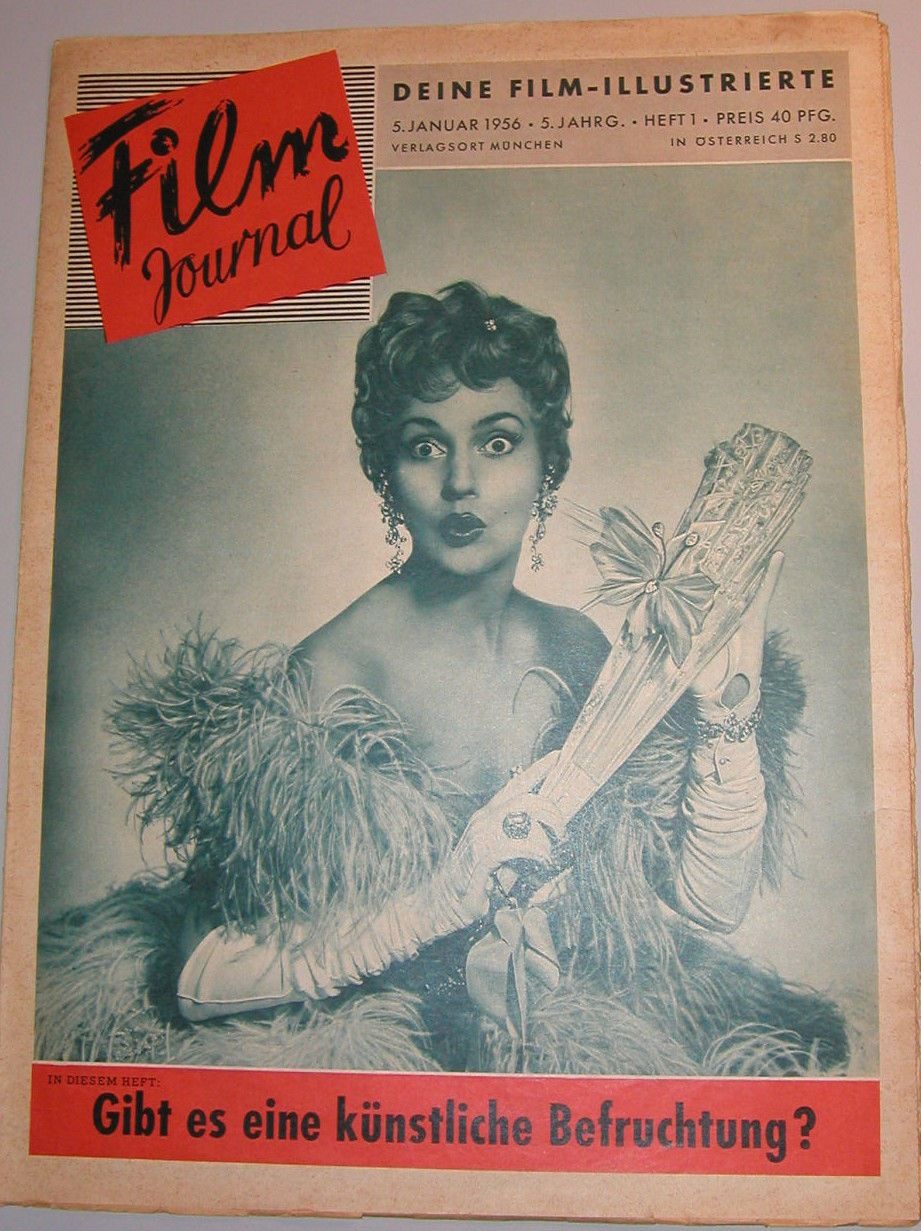 FILM JOURNAL (De) magazine side cover Issue 1 5 January 1956