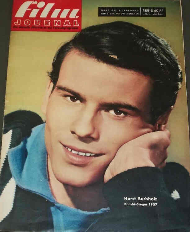 FILM JOURNAL (De) magazine side cover  March 1957
