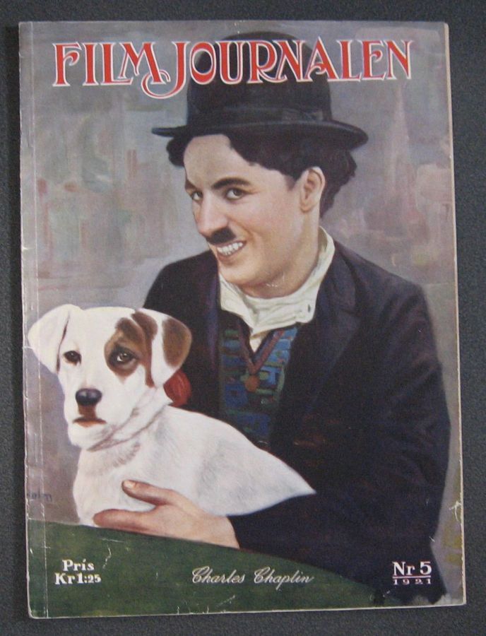 FILMJOURNALEN magazine side cover Issue 5  1921