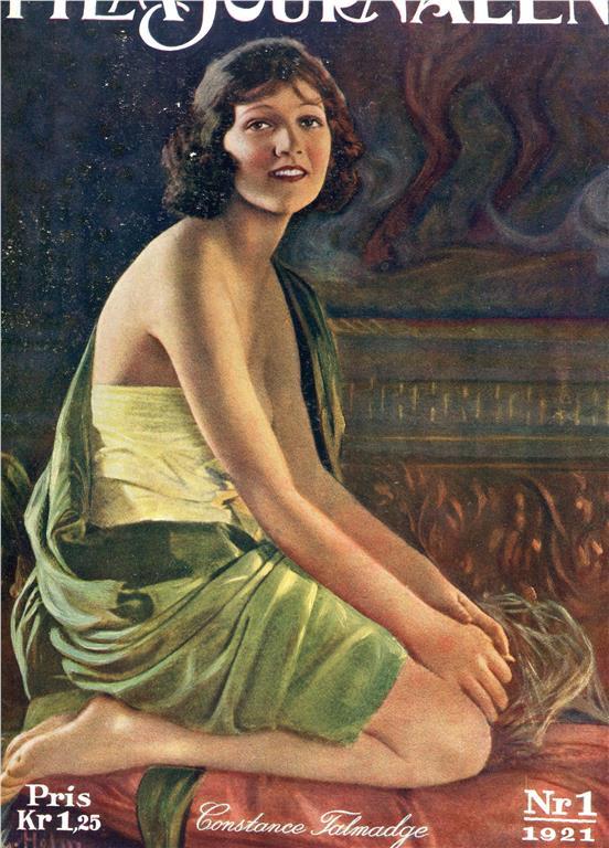 FILMJOURNALEN magazine side cover Issue 1  1921