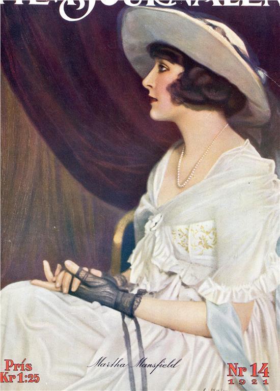 FILMJOURNALEN magazine side cover Issue 14  1921