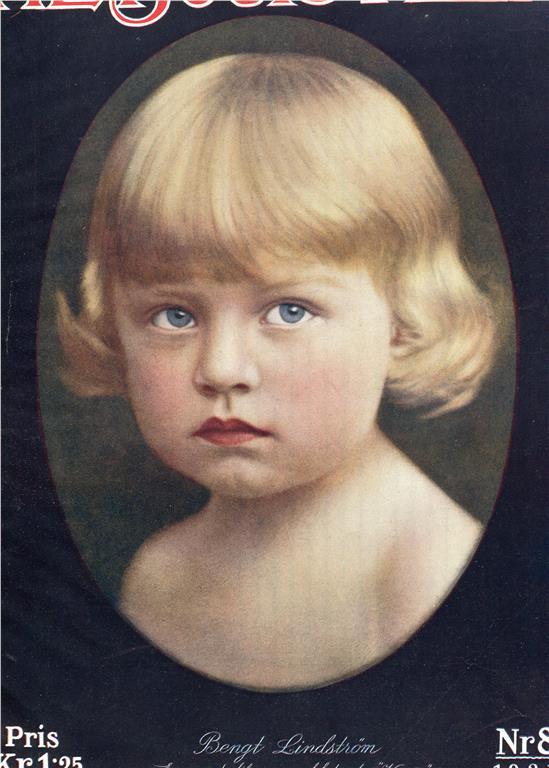 FILMJOURNALEN magazine side cover Issue 8  1921