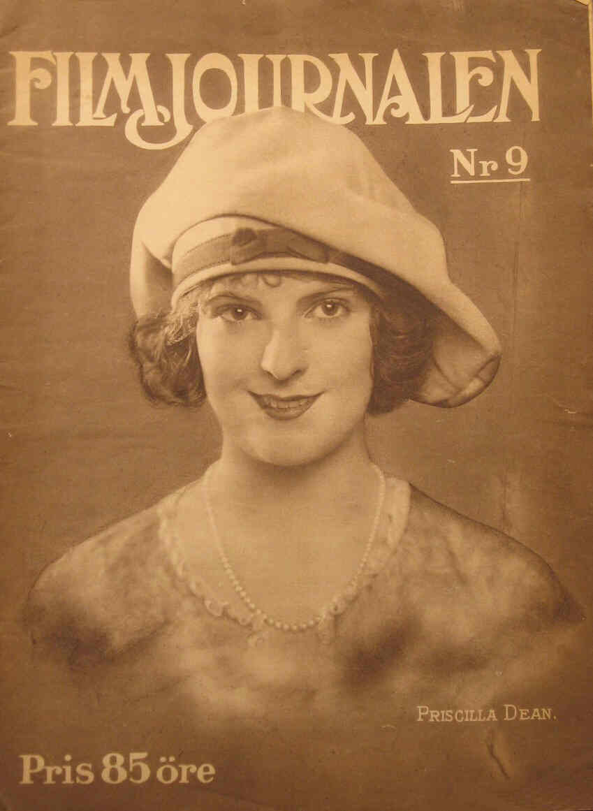 FILMJOURNALEN magazine side cover Issue 9  1922