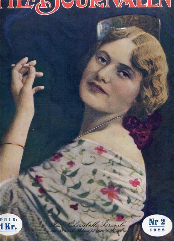 FILMJOURNALEN magazine side cover Issue 2  1922