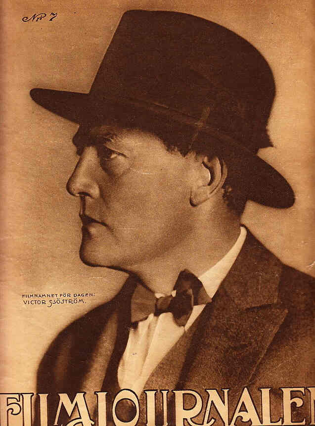 FILMJOURNALEN magazine side cover Issue 7  1924