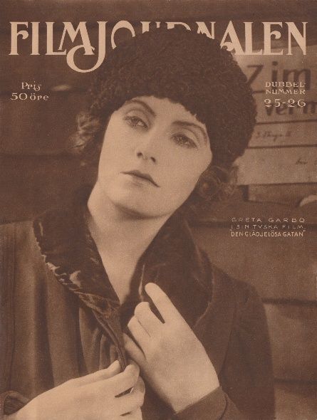 FILMJOURNALEN magazine side cover Issue 25  1925