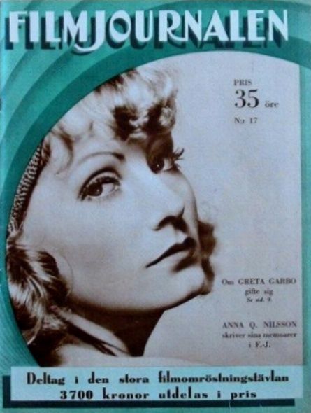 FILMJOURNALEN magazine side cover Issue 17  1931