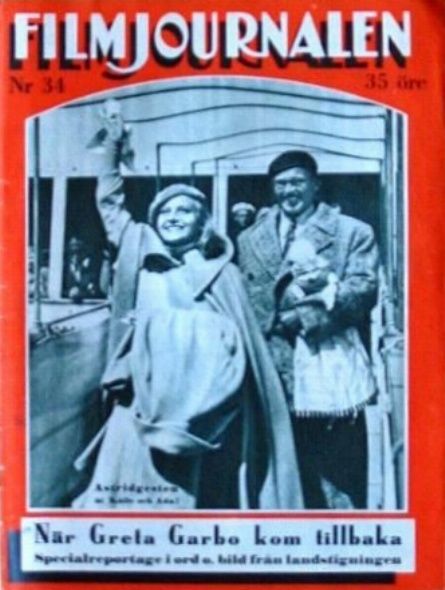 FILMJOURNALEN magazine side cover Issue 34  1932