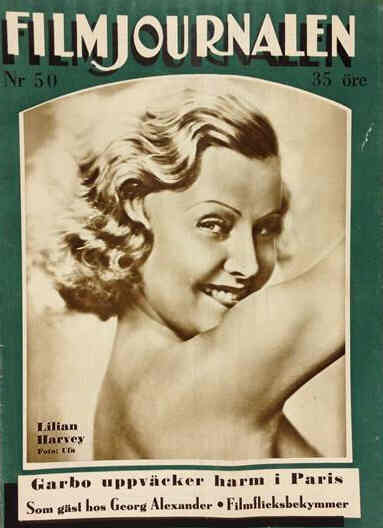 FILMJOURNALEN magazine side cover Issue 50  1932