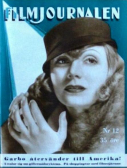FILMJOURNALEN magazine side cover Issue 12  1933