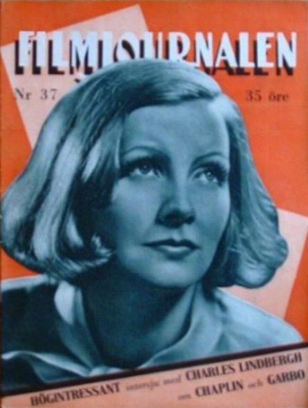 FILMJOURNALEN magazine side cover Issue 37  1933