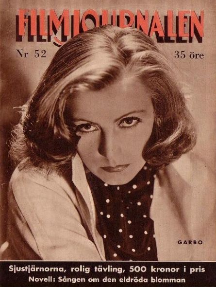 FILMJOURNALEN magazine side cover Issue 52  1934