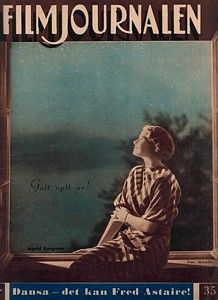 FILMJOURNALEN magazine side cover Issue 35  1935