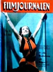 FILMJOURNALEN magazine side cover Issue 8  1935