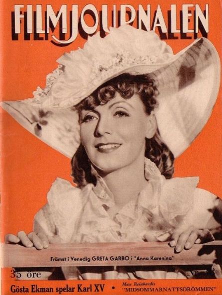 FILMJOURNALEN magazine side cover Issue 38  1935
