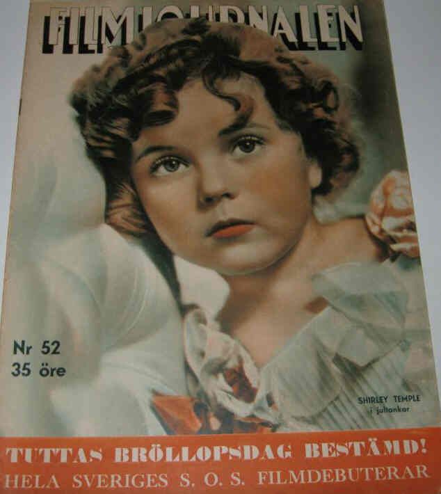 FILMJOURNALEN magazine side cover Issue 52  1935