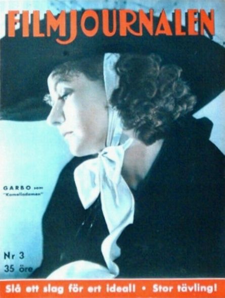FILMJOURNALEN magazine side cover Issue 3  1937