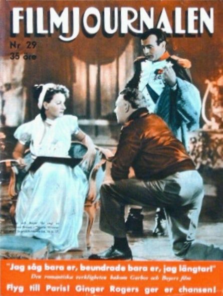 FILMJOURNALEN magazine side cover Issue 29  1937