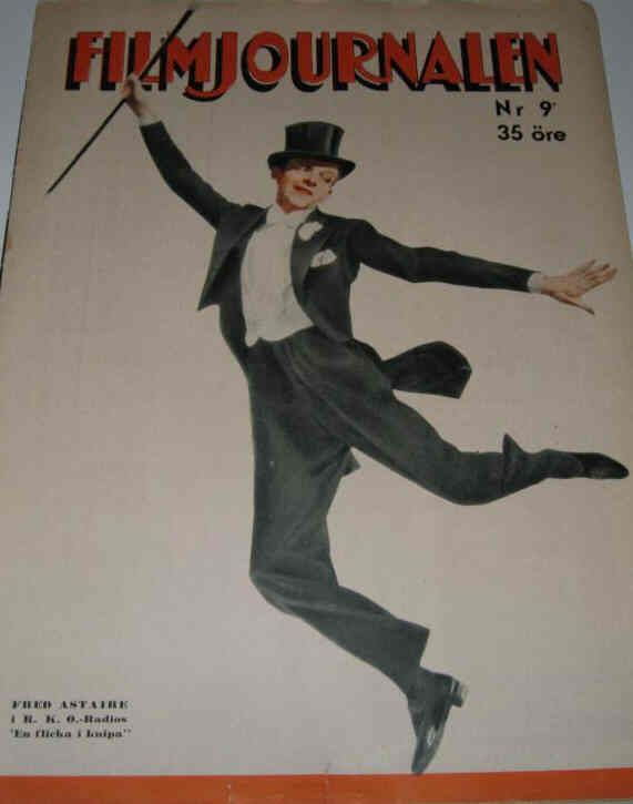 FILMJOURNALEN magazine side cover Issue 9  1938