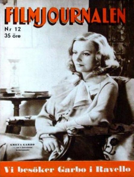 FILMJOURNALEN magazine side cover Issue 12  1938