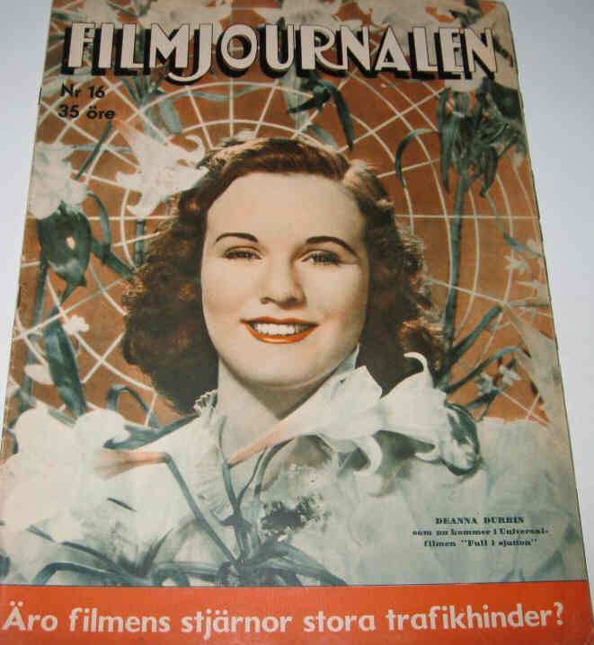 FILMJOURNALEN magazine side cover Issue 16  1938