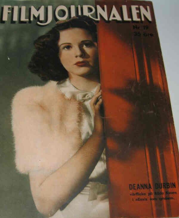 FILMJOURNALEN magazine side cover Issue 19  1939