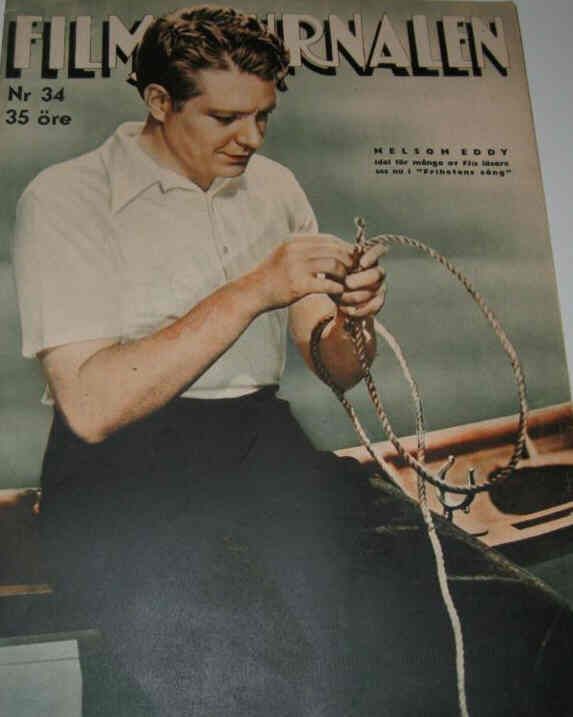 FILMJOURNALEN magazine side cover Issue 34  1939