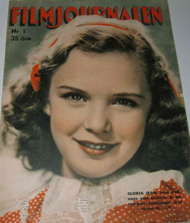 FILMJOURNALEN magazine side cover Issue 1  1940
