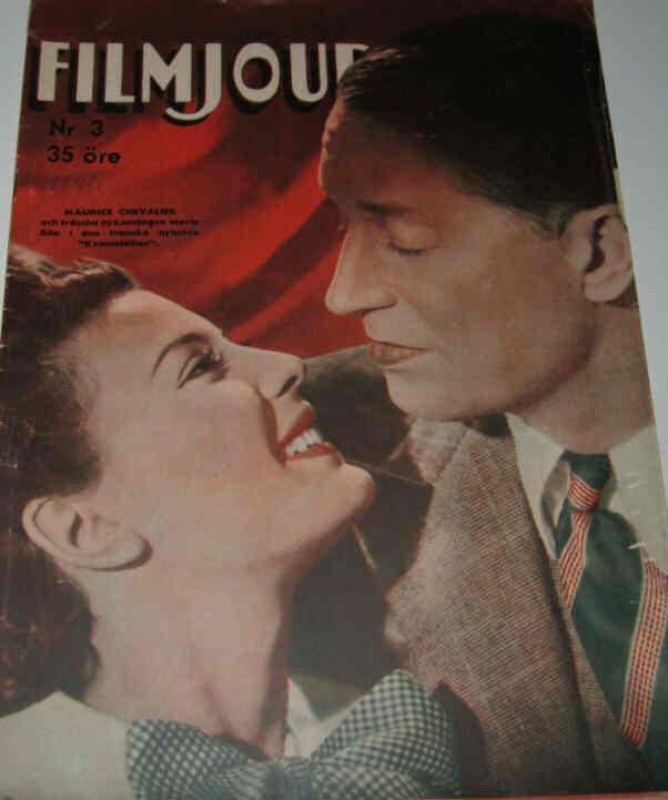 FILMJOURNALEN magazine side cover Issue 3  1940