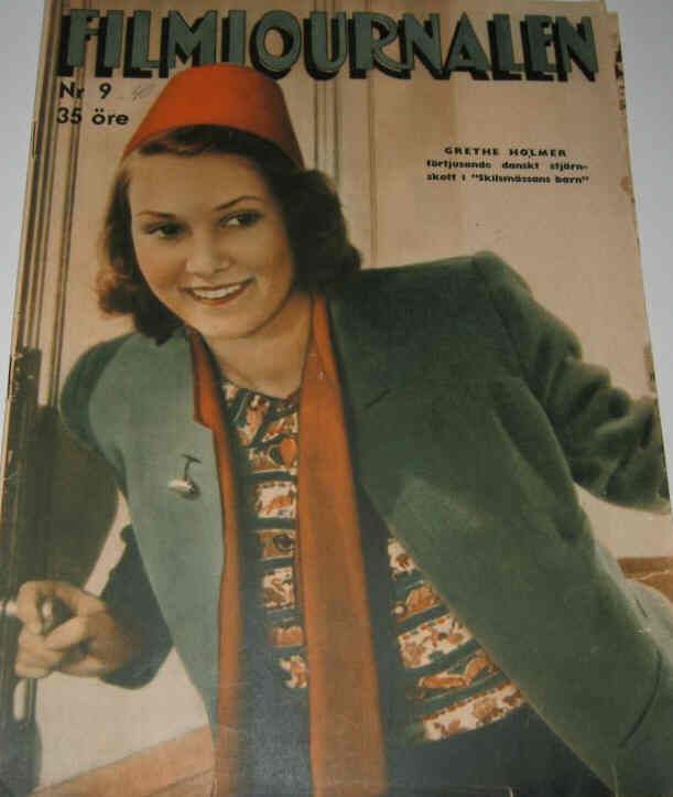 FILMJOURNALEN magazine side cover Issue 9  1940